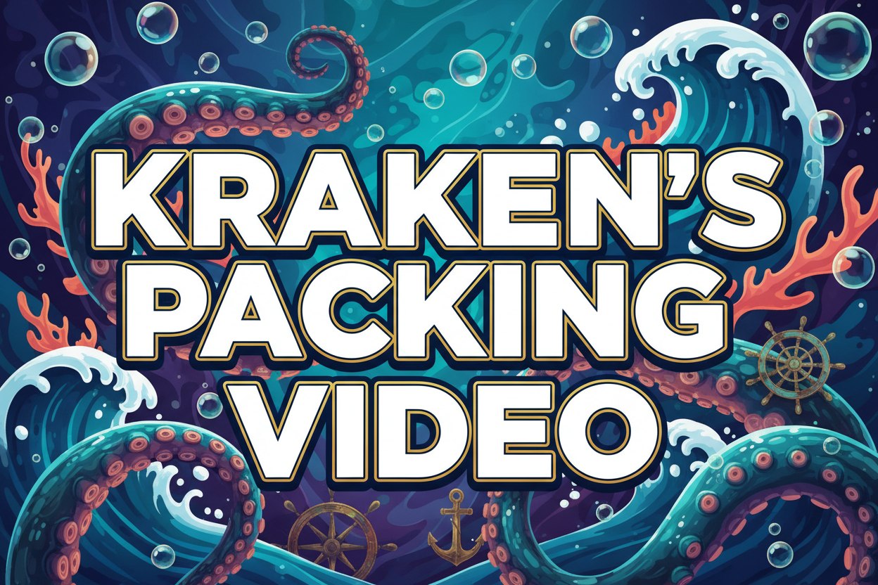 Kraken's Packing Video (must also purchase scoop order)